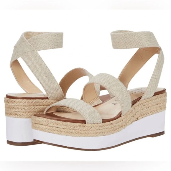 Sole Society Women’s Size 9.5 Aven Wedge Sandals - Picture 1 of 9